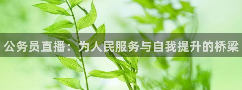 篮球直播jrkan：公务员直播：为人民服务与自我提升的桥梁